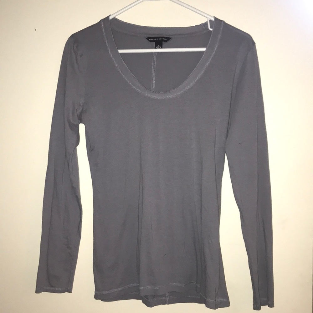 Banana republic gray longsleeve